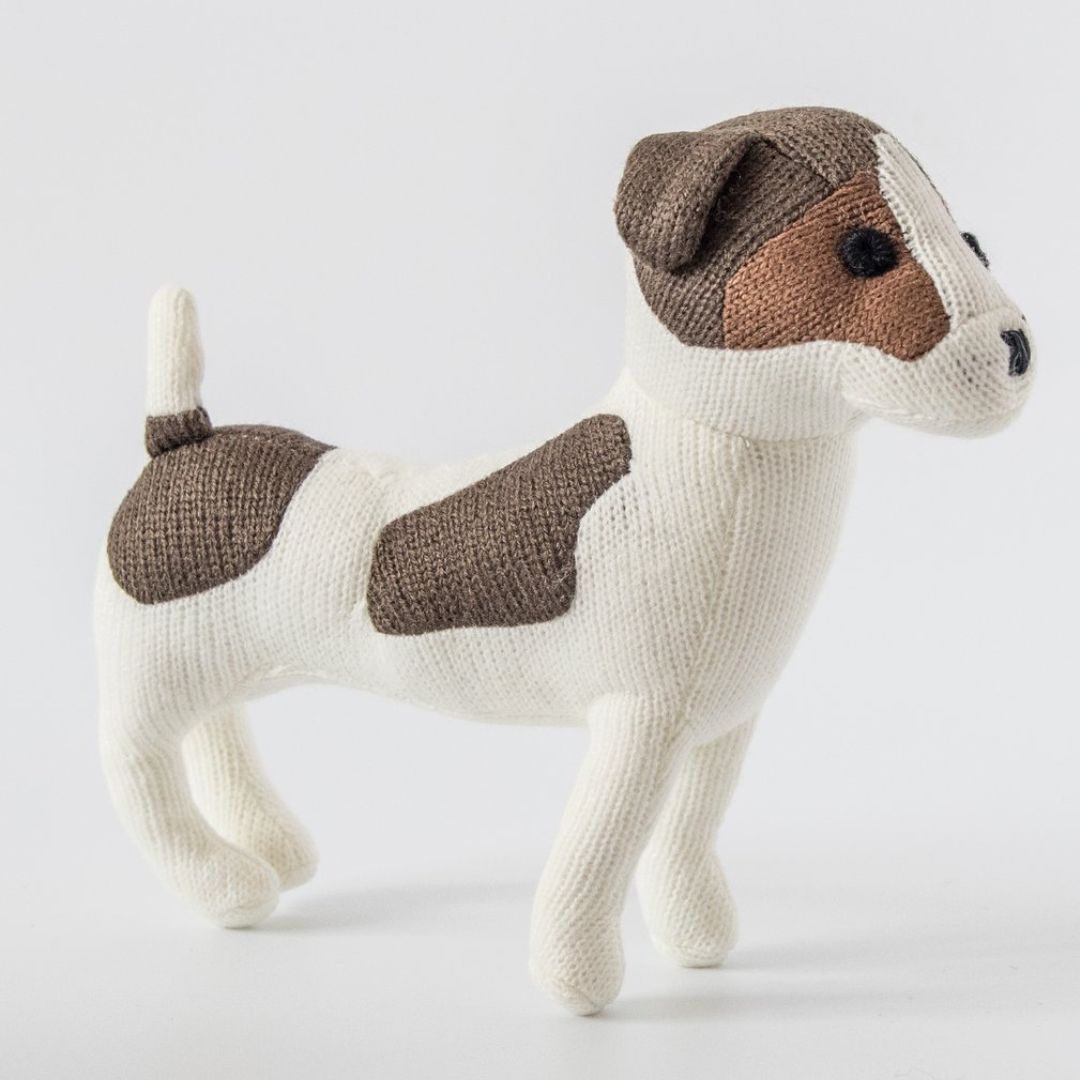 Jack Russell Knitted Dog Toy