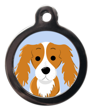 King Charles Spaniel Dog ID Tag