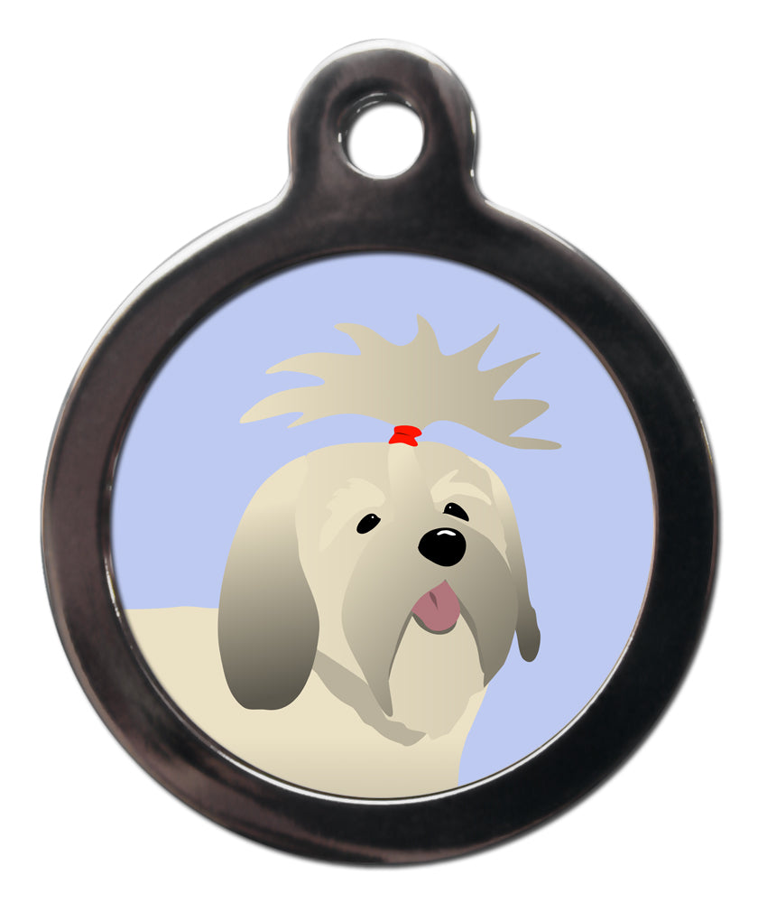 Lhasa Apso Dog ID Tag