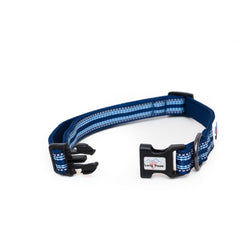 Navy Blue Comfort Collection Padded Dog Collar