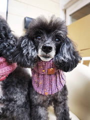 Lilac Roll Top Snood For Dogs