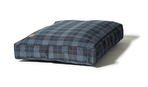 Lumberjack Navy And Grey Box Duvet Spare Cover by Danish Design