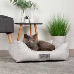 Manhattan Box Dog Bed - Light Grey | Scruffs