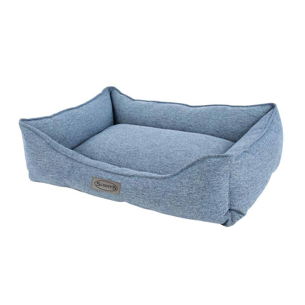 Manhattan Box Dog Bed - Denim Blue | Scruffs