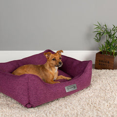 Manhattan Box Dog Bed - Berry Purple | Scruffs