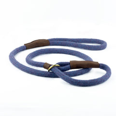 Violet Tweed 100% British Wool Dog Slip Lead