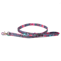 Mud Cloth Vegan Dog Lead by Hiro and Wolf