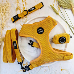 Mustard Yellow Cord Dog Harness