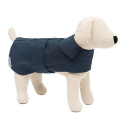 Navy Waxed Waterproof Dog Coat | Mutts and Hounds