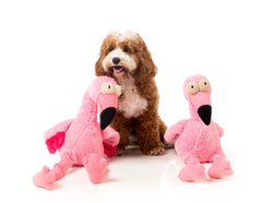 FuzzYard Flo The Flamingo Dog Toy