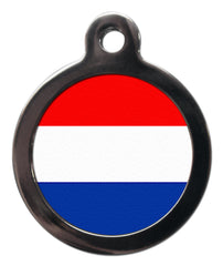 Netherlands Flag Dog ID Tag