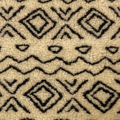 Neutral Geometric Sherpa Fleece Pet Blanket | Danish Design