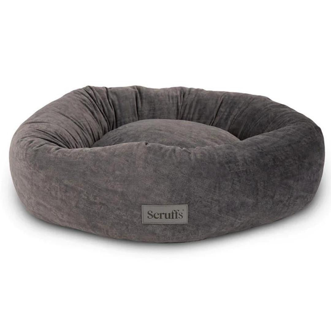 Oslo Ring Donut Dog Bed - Stone Grey