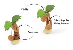 P.L.A.Y Tropical Paradise Puppy Palm Dog Toy