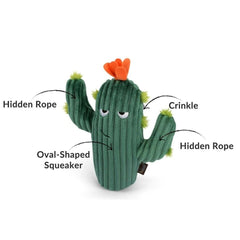 P.L.A.Y Blooming Buddies Prickly Pup Cactus Dog Toy