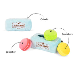 P.L.A.Y Pup Cup Cafe Mutt-a-rons Dog Toy | Macaroon Dog Toy