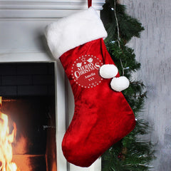 Personalised Christmas Wishes Luxury Stocking For Dogs