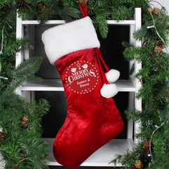 Personalised Christmas Wishes Luxury Stocking For Dogs