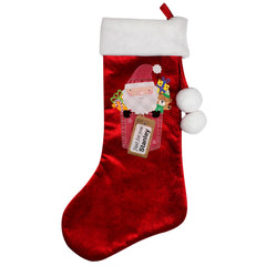 Personalised Santa Claus Luxury Stocking For Dogs