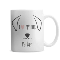 Personalised Dog Features Mug