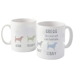 Personalised Jack Russell Dog Breed Mug