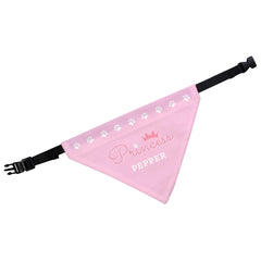 Personalised Pink Princess Dog Bandana | Personalised Bandanas For Dogs