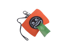 Tre Ponti Smiley Fluo Orange Mesh Poo Bag Dispenser