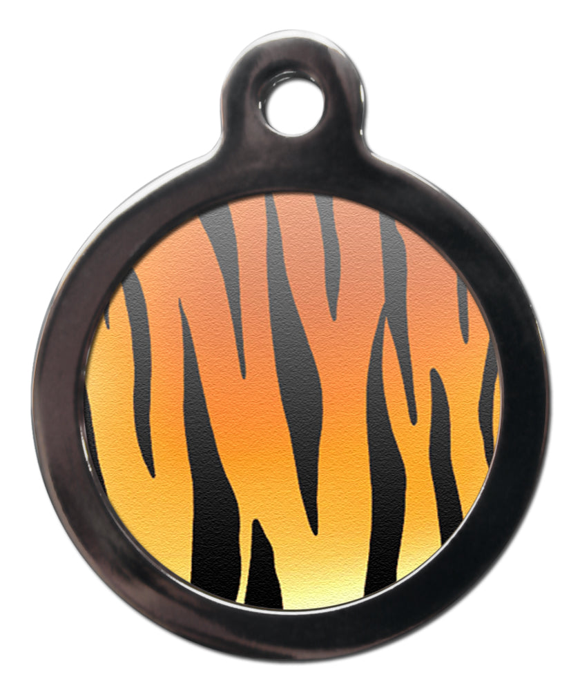 Tiger Print Dog Tag