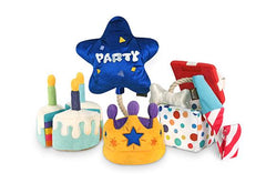 P.L.A.Y Party Time Canine Crown Plush Dog Toy