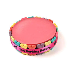 Pink Pawty Cake For Dogs by Barking Bakery