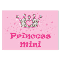 Personalised Pink Princess Dog Placemat