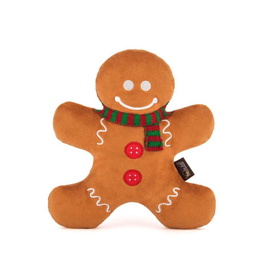 P.L.A.Y Christmas Gingerbread Man Dog Toy