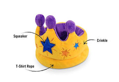 P.L.A.Y Party Time Canine Crown Plush Dog Toy