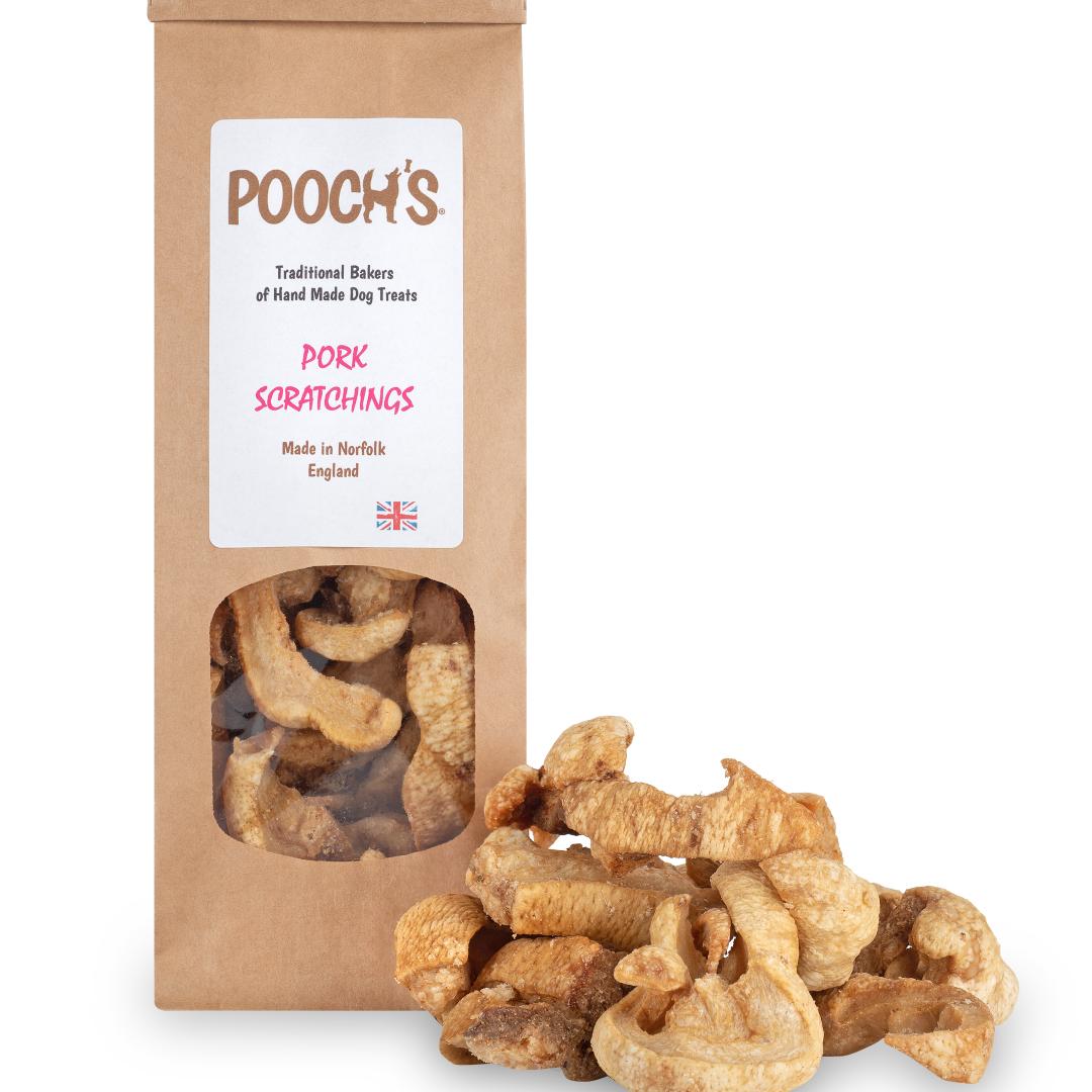 Poochs Pork Scratchings Dog Treats