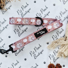 Pumpkin Leopard Latte Dog Lead
