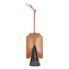 Saku Natural Italian Camel Leather Poo Bag Dispenser by Labbvenn