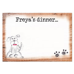 Personalised Scribble Dog Placemat