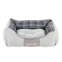 Scruffs Highland Box Dog Bed Grey