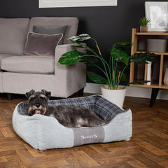 Scruffs Highland Box Dog Bed Grey