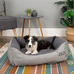 Scruffs Recycled Eco Dog Box Bed Grey