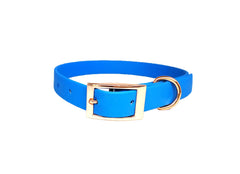 Sea Salt Blue Biothane Dog Collar | Vegan Dog Collars