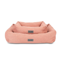 Seattle Box Dog Bed - Coral Pink | Scruffs