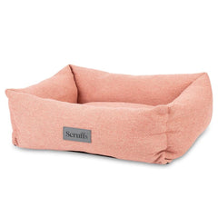 Seattle Box Dog Bed - Coral Pink | Scruffs