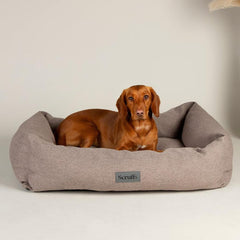 Seattle Box Dog Bed - Stone Grey | Scruffs