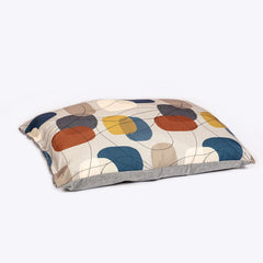 Silver Colour Block Deep Duvet Dog Bed by Danish Design