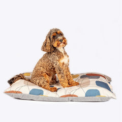 Silver Colour Block Deep Duvet Dog Bed by Danish Design