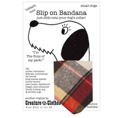 Creature Clothes Slip On Dog Bandana Lumberjack | Dog Bandanas