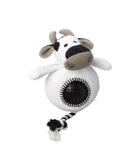 Spiky Ball Cow Dog Toy by House of Paws 