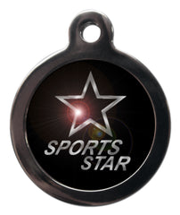 Sports Star Dog ID Tag