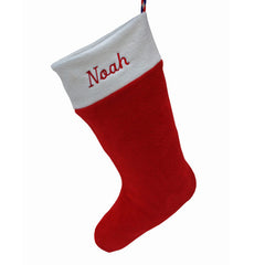 Personalised Christmas Pet Stocking Red